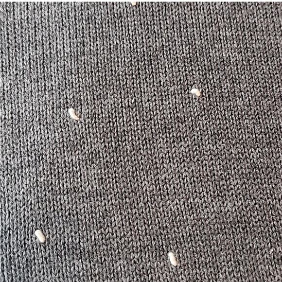 Coldwater Creek Women's Sz PL Wildlife Knit Holiday Sweater Charcoal Christmas - Picture 10 of 15